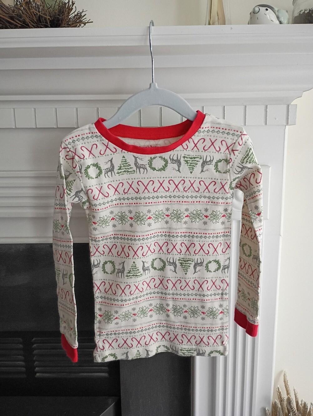 Burt's Bees Kids 4t Winter/Christmas PJ Top